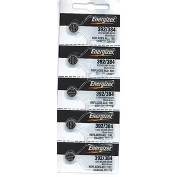 Energizer 384/392 - SR41SW Silver Oxide Button Battery 1.55V - 50 Pack FREE SHIPPING