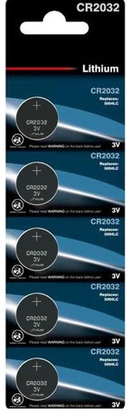  BBW CR2032 3V Lithium Coin Battery - 5 Pack + FREE Shipping 