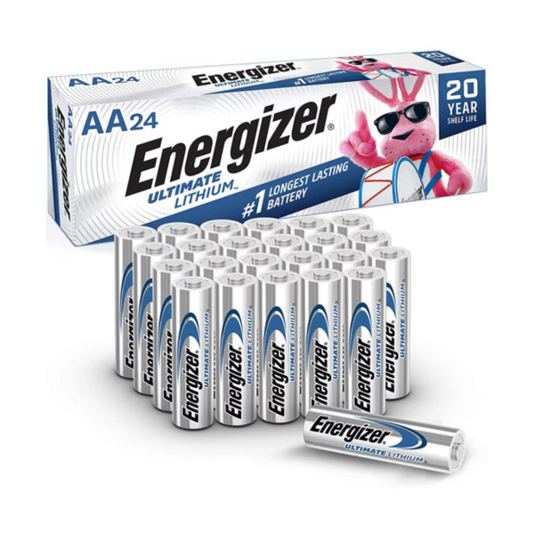  Energizer L91 AA Lithium Batteries - 24 Pack + FREE SHIPPING! 
