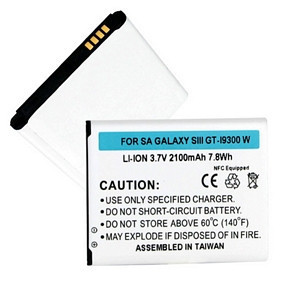 SAMSUNG GALAXY S III GT-I9300 3.7V 2.1Ah LI-ION BATTERY FREE SHIPPING