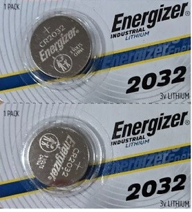  Energizer CR2032 3V Lithium Coin Battery - 2 Pack + FREE SHIPPING 