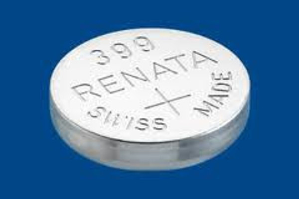Renata 395/399 - SR927 Silver Oxide Button Battery 1.55V - 2 Pack FREE SHIPPING