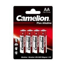 PACK OF 60 15 - 4 Packs AA ALKALINE BATTERIES IN RETAIL PACKAGING FREE SHIPPING