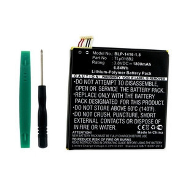 ALCATEL TLP018B2 3.8V 1800mAh LI-POL BATTERY T FREE SHIPPING