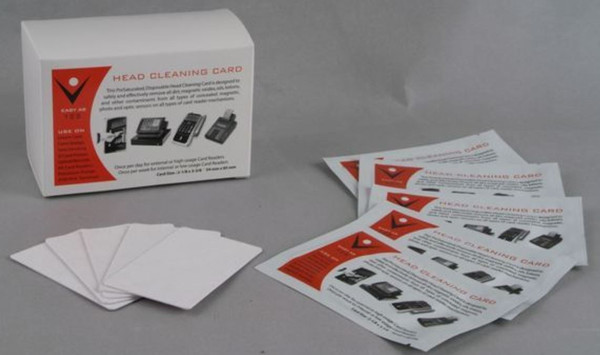 CR80 Magnetic Card Reader and Keyless Lock Cleaning Cards - 200 Pack Free Shipping