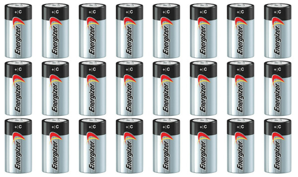 Energizer Max Alkaline C Size Batteries E93 - 24 Pack FREE SHIPPING