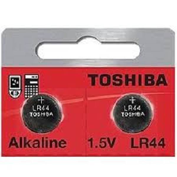 TOSHIBA Toshiba LR44 - A76 Alkaline Button Battery 1.5V - 5 Pack FREE SHIPPING