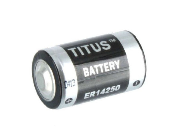 Titus 1/2 AA Size 3.6V ER14250 Lithium Battery
