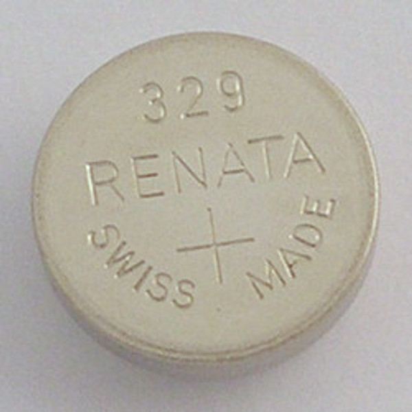  Renata 329 - SR731 Silver Oxide Button Battery 1.55V - 2 Pack + FREE SHIPPING! 