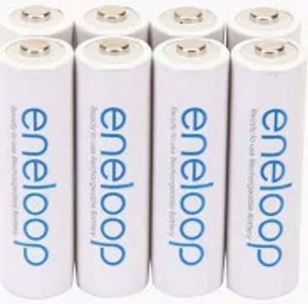 Eneloop Panasonic eneloop AA Rechargeable Ni-MH Batteries 2000mAh 8-Pack + FREE SHIPPING! 