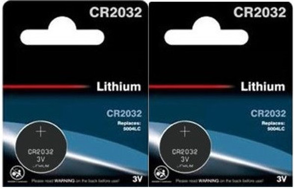  BBW CR2032 3V Lithium Coin Battery - 2 Pack + FREE Shipping 