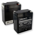 Rhino Sealed Lead Acid Battery 6 Volt 9 Ah Shipping - Only dollar4.99