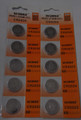 BBW CR2025 3V Lithium Coin Battery 10 Pack FREE SHIPPING