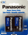 Panasonic Super Heavy Duty 9V - 2 Pack Retail