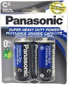 Panasonic Super Heavy Duty C Size - 2 Pack Retail