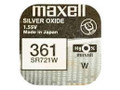  Maxell 362/361 - SR721 Silver Oxide Button Battery 1.55V - 20 Pack + FREE SHIPPING! 