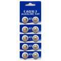 BBW AG10 / LR1130 Alkaline Button Watch Battery 1.5V - 10 Pack - FREE SHIPPING