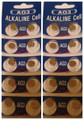 BBW AG3 / LR41 Alkaline Button Watch Battery 1.5V - 20 Pack - FREE SHIPPING