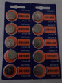 Sony Murata CR1620 3V Lithium Coin Battery - 10 Pack FREE SHIPPING