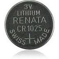 Renata CR1025 3V Lithium Coin Battery 25 Pack FREE SHIPPING