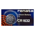 Renata CR1632 3V Lithium Coin Battery - 5 Pack FREE SHIPPING