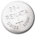 Renata 364/363 - SR621 Silver Oxide Button Battery 1.55V - 10 Pack FREE SHIPPING