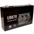 UB670 6 Volt 7 AMP SLA/AGM Battery 2 Pack FREE SHIPPING