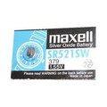 Maxell 379 - SR521SW Silver Oxide Button Battery 1.55V - 2 Pack FREE SHIPPING