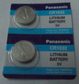 Panasonic CR1632 3V Lithium Coin Battery - 2 Pack FREE SHIPPING