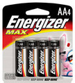  Energizer Max Alkaline AA Battery E91 1.5V - 96 Pack + Free Shipping! 