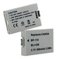 CANON BP-110 3.7V 950MAH BATTERY FREE SHIPPING