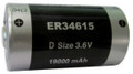  Titus D Size 3.6V ER34615FAX Lithium Battery With Axial Wire Leads - 2 Pack + Free Shipping! 
