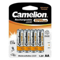 Camelion AA Rechargeable NiMH Batteries 2700mAH 4 Pack Retail FREE SHIPPING