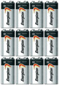 Energizer Max 9V Alkaline 522VP Batteries - 12 Pack - FREE SHIPPING