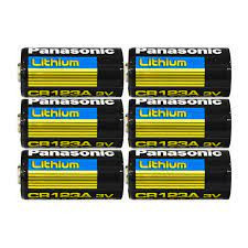 Image of Panasonic CR123A  Lithium 6 PACK