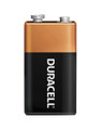 DURACELL COPPERTOP 9V ALKALINE BATTERY - PACK OF 1