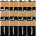 Duracell DURACELL COPPERTOP 9V ALKALINE BATTERY - PACK OF 12 FREE SHIPPING