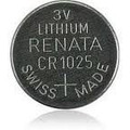  Renata CR1025 3V Lithium Coin Battery 2 Pack + FREE SHIPPING! 