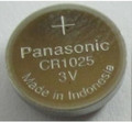 Panasonic CR1025 3V Lithium Coin Battery - 5 Pack + FREE SHIPPING! 