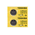 TOSHIBA  Toshiba CR1616 3V Lithium Coin Battery -    2 Pack + FREE SHIPPING! 