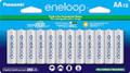 Eneloop Panasonic eneloop AA Rechargeable Ni-MH Batteries 2000mAh 12-Pack + FREE SHIPPING! 