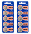  Sony Murata CR1632 3V Lithium Coin Battery - 10 Pack + FREE SHIPPING! 