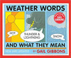 Weather Words and What They Mean (Paperback)