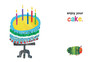 Happy Birthday from The Very Hungry Caterpillar (Hardcover)