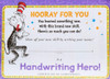 Handwriting: Dr. Seuss Workbook (Paperback)-Clearance Book/Non-Returnable