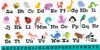 CASE OF 120 - My ABCs: From Ant to Zebra (Chunky Board Book) SIZE is 3.70 x 3.70 inches