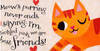Meow! (Chunky Board Book) SIZE is 3.25 x 3.25 inches