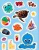 In the Ocean!  Baby Einstein Reusable Sticker Book (Paperback)