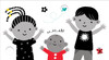 Hello! Baby's Black & White Books (Board Book)