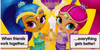 Boom Zahramay! Shimmer and Shine (Chunky Board Book) SIZE IS 2.8 x 2.8 inches